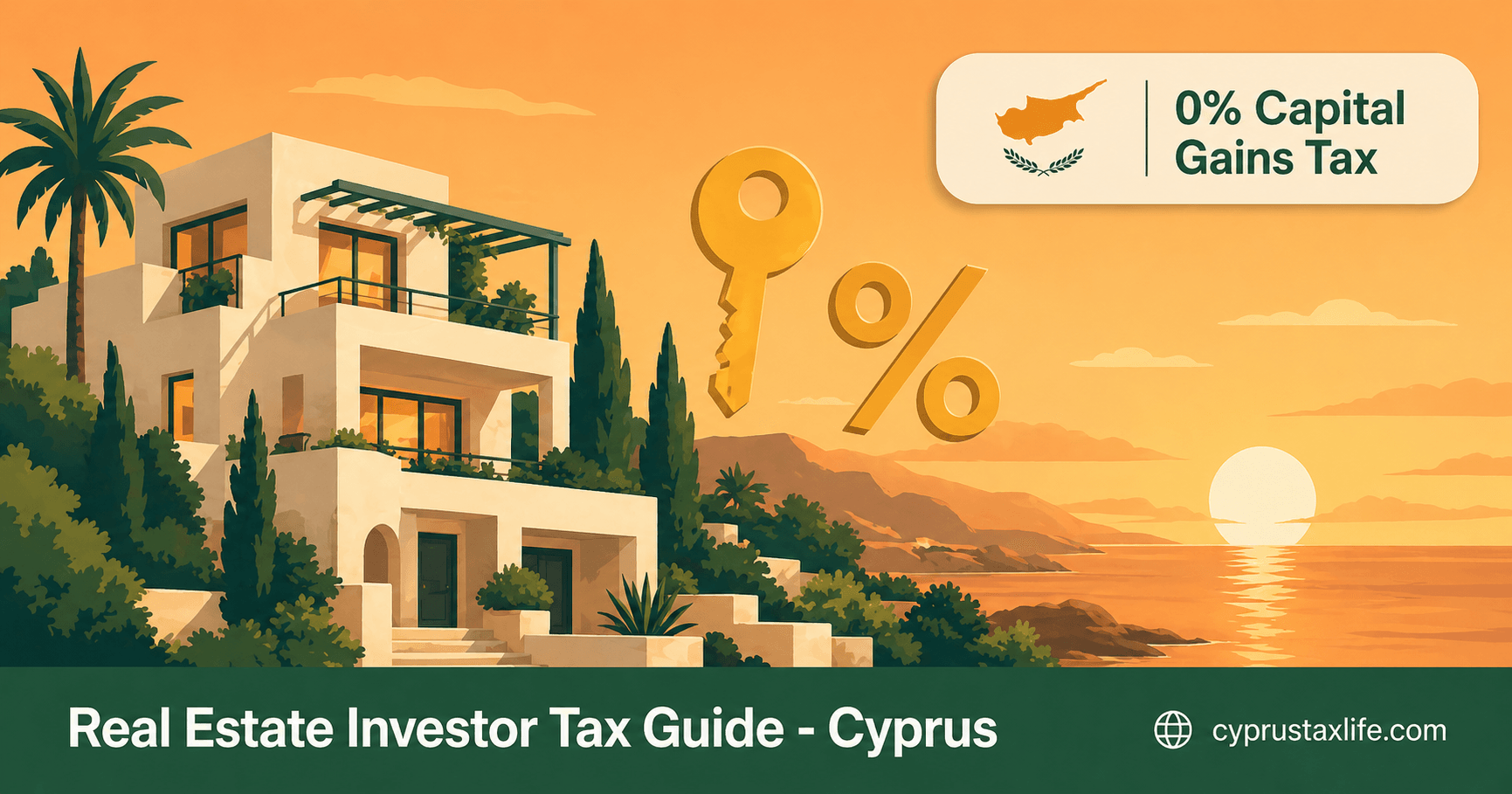 Cyprus taxes for Real Estate Investors 2026 - Non-Dom effective rate ~5%
